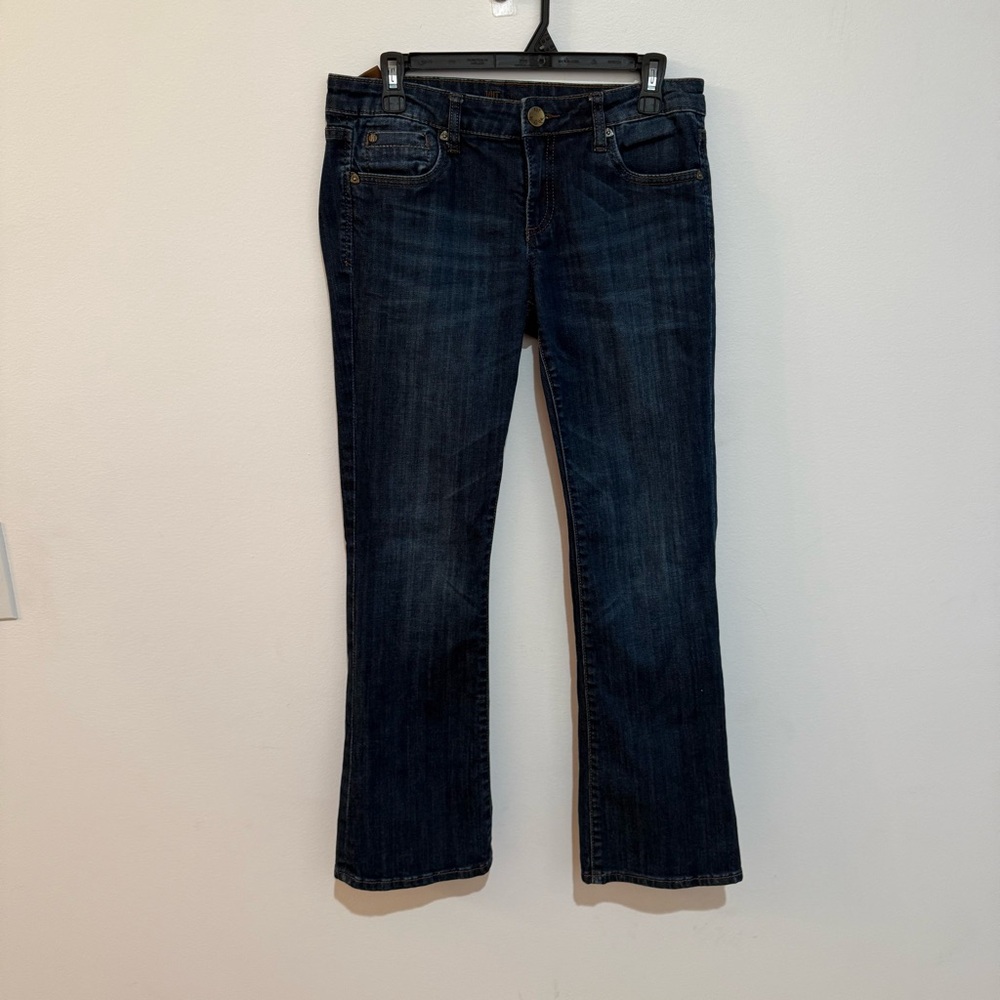 Kut From The Kloth Women's Dark Blue Jeans HighRise Bootcut